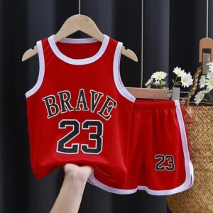 Summer Boys' Sportswear Set - Red